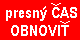 obnovit presny cas